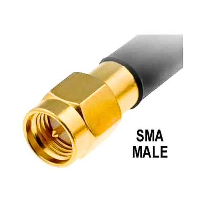 4G/3G/2G Whip Antenna, 9db, 10m Cable,RG58, SMA/Male