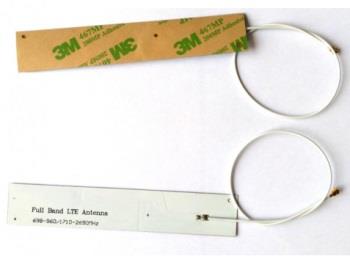 698~960/1710~2690Mhz, 10cm Cable + IPEX Conn. PCB 4G Antenna - LynxPi