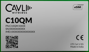 Cavli Wireless C10QM - NA - 22GNN LTE CAT 1/2G Module (2Gb RAM + 2Gb NAND) - LynxPi