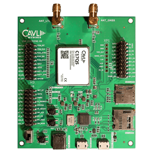 Cavli Wireless C17QS - EVK - 01 C17QS Evaluation Kit with C17QS - WW - GNBN - LynxPi