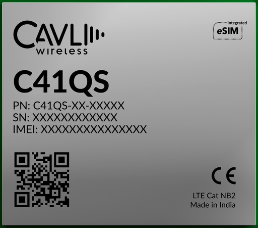 Cavli Wireless C41QS - GNN NB - IoT Module with integrated GPS - LynxPi