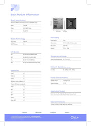 Cavli Wireless CQ16 - NA - S00N LTE CAT 1 Module - LynxPi