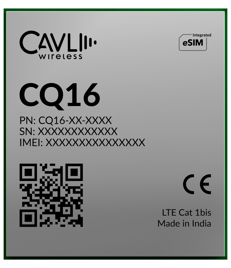 Cavli Wireless CQ16 - NA - S00N LTE CAT 1 Module - LynxPi