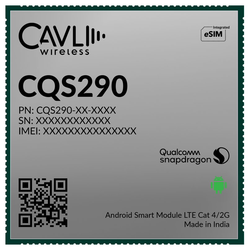 Cavli Wireless CQS290 - WW - 232GNAN CQS290 smart module - 2GB RAM, 32GB memory without Hubble - WorldWide - LynxPi