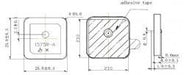 GPS Antenna 25X25X4mm - LynxPi
