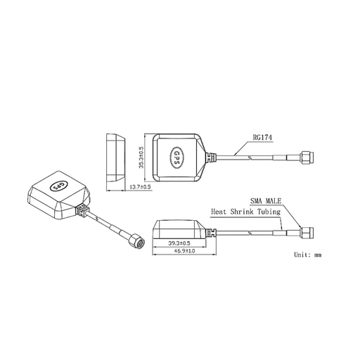 GPS Passive Antenna - LynxPi