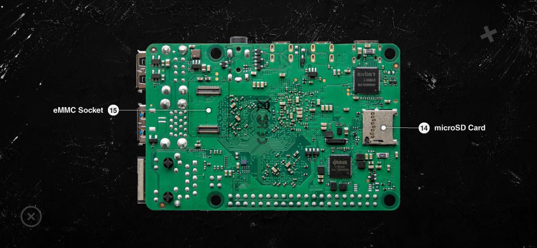 OKdo ROCK 4 Model C+ 4GB Single Board Computer Rockchip RK3399 - T Arm Cortex - A72 + Cortex - A53 - LynxPi