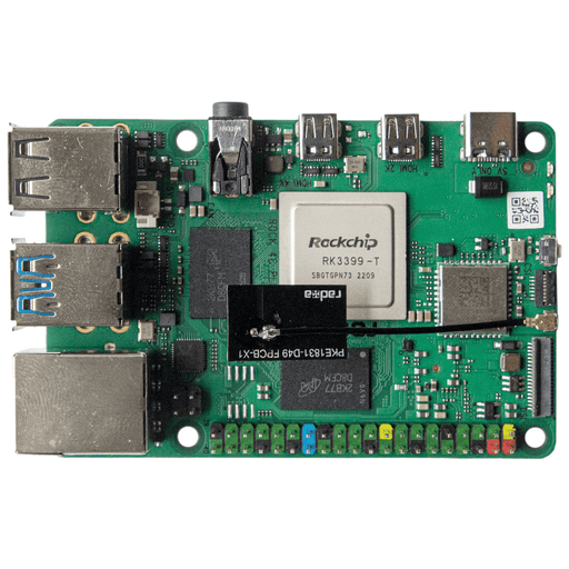 OKdo ROCK 4 Model C+ 4GB Single Board Computer Rockchip RK3399 - T Arm Cortex - A72 + Cortex - A53 - LynxPi