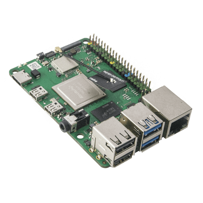 OKdo ROCK 4 Model C+ 4GB Single Board Computer Rockchip RK3399 - T Arm Cortex - A72 + Cortex - A53 - LynxPi