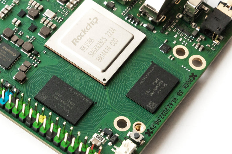 OKdo ROCK 5 Model B 16GB Single Board Computer Rockchip RK3588 Arm Cortex - A76 + Cortex - A55 - LynxPi