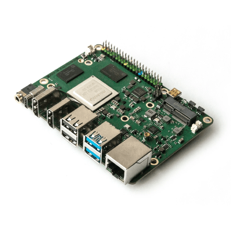 OKdo ROCK 5 Model B 8GB Single Board Computer Rockchip RK3588 Arm Cortex - A76 + Cortex - A55 - LynxPi