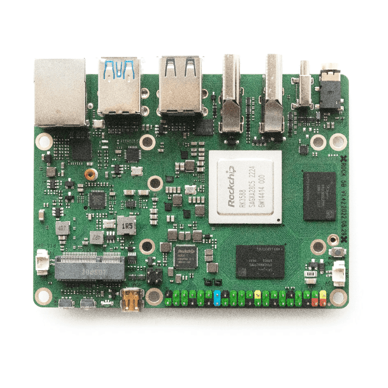 OKdo ROCK 5 Model B 8GB Single Board Computer Rockchip RK3588 Arm Cortex - A76 + Cortex - A55 - LynxPi