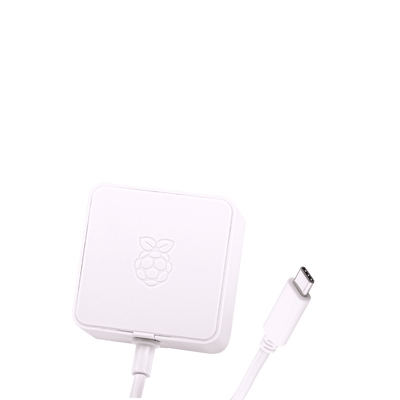 Raspberry Pi 4 Power Supply 5.1V 3A White (Licensed) (EU) - LynxPi