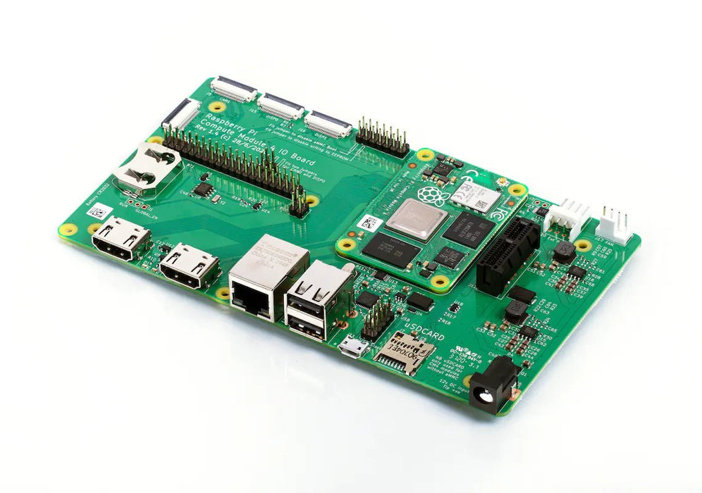 Raspberry Pi CM4IO Compute Module, 4 I/O Board, BCM2711, ARM Cortex - A72 - LynxPi