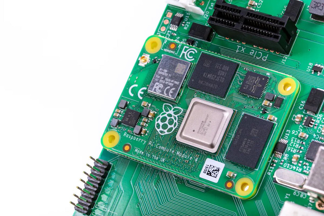Raspberry Pi CM4IO Compute Module, 4 I/O Board, BCM2711, ARM Cortex-A7 ...