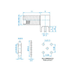 SMA/f 90° PCB Connector, Lenght: 17 mm with Red Hat and Nut - washe - LynxPi