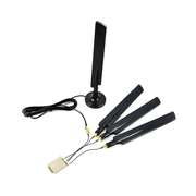 WAVESHARE5G High Gain Omni Antenna, 5G/4G/3G/GNSS Compatible, SMA To IPEX - 4 Con - LynxPi
