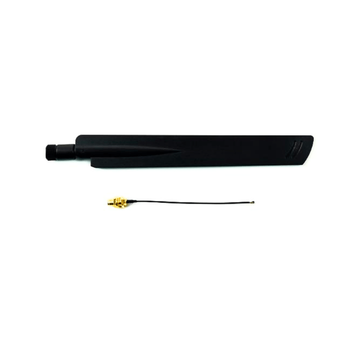 WAVESHARE5G High Gain Omni Antenna, 5G/4G/3G/GNSS Compatible, SMA To IPEX - 4 Con - LynxPi
