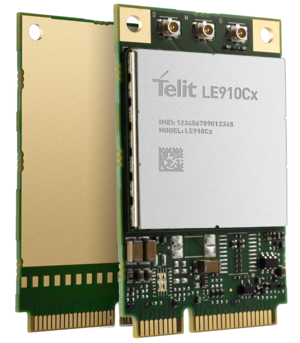 Telit LE910Cx Linux serie mPCIe LTE Cat 1/4 | Tarjetas de datos